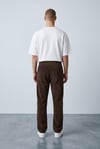 KAHVERENGİ KADİFE KUMAŞ PANTOLON 5043