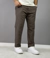 KAHVERENGİ KETEN BOYFRİEND PANTALON 5016