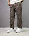 KAHVERENGİ KETEN BOYFRİEND PANTALON 5016