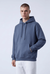 LACİVERT KAPŞONLU BASİC SWEATSHİRT 7002