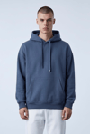 LACİVERT KAPŞONLU BASİC SWEATSHİRT 7002