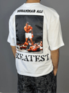 Muhammed ali tshirt beyaz 1008