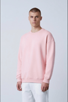PEMBE BİSİKLET YAKA BASİC SWEATSHİRT 7012
