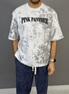 Pink panter tshirt beyaz 1016