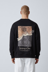 SABIR NAKIŞLI BİSİKLET YAKA SWEATSHİRT 7027