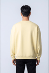 SARI BİSİKLET YAKA BASİC SWEATSHİRT 7014