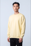 SARI BİSİKLET YAKA BASİC SWEATSHİRT 7014
