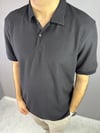 SİYAH ALTUN DESEN POLO YAKA 7017