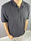 SİYAH ALTUN DESEN POLO YAKA 7017