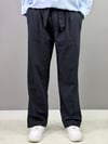 SİYAH BELİ KEMERLİ KETEN BAGGY PANTOLON 5030
