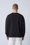 SİYAH BİSİKLET YAKA BASİC SWEATSHİRT 7007