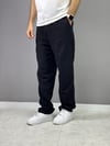 SİYAH HAM KETEN REGULAR PANTOLON 5033