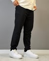 SİYAH KETEN BOYFRİEND PANTALON 5012