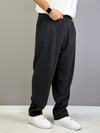 SİYAH MODAL BAGGY PANTALON 5008