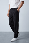SİYAH MODAL BAGGY PANTALON 5008