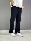 SİYAH MÜSLİN BAGGY PANTOLON 5036