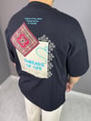 SİYAH THREADS NAKIŞLI T-SHİRT 1067