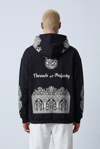 THREADS OF MAJESTY NAKIŞLI KAPŞONLU SWEATSHİRT 7025
