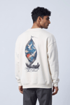 YELKEN MOTİFLİ BİSİKLET YAKA SWEATSHİRT 7016
