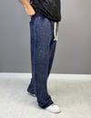 Yıkamalı lacivert baggy eşofman 6009