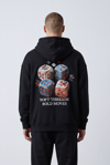 ZAR MOTİFLİ KAPŞONLU SWEATSHİRT 7051