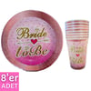 Bride Tabak-Bardak Seti