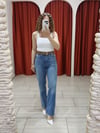 Taşlı Kemerli Jean