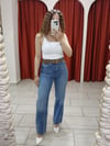Taşlı Kemerli Jean