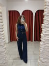 Yelekli Jean Takım Lacivert
