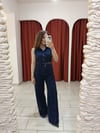 Yelekli Jean Takım Lacivert