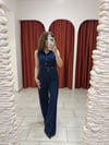 Yelekli Jean Takım Lacivert