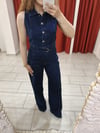 Yelekli Jean Takım Lacivert