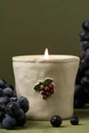 Bistro Fruity Bordeaux Grape Ceramic Candle