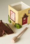 Damson madder honey pot