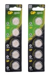 2032 10 Adet 3 Volt Cr2032 Lityum Düğme Para Pil