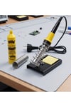 3'lü Profesyonel Lehimleme ve Tamirat Seti – 40W Çivi Uç Havya + Havya Standı + Kurtel Lehim Teli