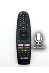 Arçelik Uyumlu Orijinal Ses Komutlu Bluetooth Android TV Kumandası (Netflix & YouTube Tuşlu)