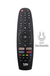 BEK0 Orjinal Ses Komutlu Bluetooth Android TV Kumandası - Netflix / Youtube Tuşlu