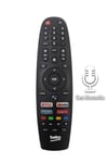 BEK0 Orjinal Ses Komutlu Bluetooth Android TV Kumandası - Netflix / Youtube Tuşlu