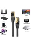 Cat 7 Ethernet Kablosu 1 Metre 10 Gigabit/s 600 Mhz Premium RJ45 Metal Zırhlı Konnektör