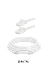 CAT6 Ethernet Kablosu 10mt - RJ45 Hazır Başlıklı İnternet Kablosu