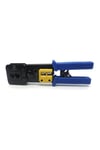 Profesyonel RJ45 Konnektör Sıkıştırma Pensesi - Cat5, Cat6, Cat7 Uyumlu Ethernet Kablo Yapım Aleti