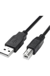 Siyah Ferrit Filtreli USB 2.0 Yazıcı ve Tarayıcı Kablosu 1,5 mt - Tüm yazıcılar