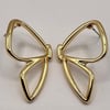 Kelebek Kanadı Çizgisel Tasarım Küpe