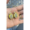 Lotus Aksesuar Limon Figürlü Sarı ve Taş Detaylı Altın Renk Küpe
