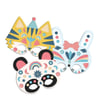 Aksesuar Setim - Hayvan Maskesi-Kabartmalı Sticker