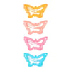 Hair clips Paulien butterfly (4 pcs/card, 1card)