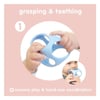 Oibo 3-Set Pastel Ice Blue-Baby Pink-Beige