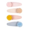 Ponponlu Klipsli Toka - Pastel
