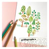 Step by Step Drawing - Funky Forest